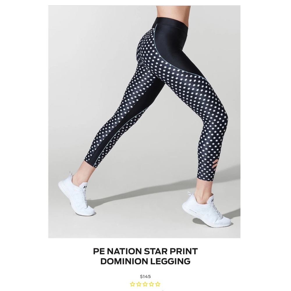 PE NATION STAR PRINT DOMINION LEGGING